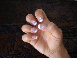 french fleurs blanches paillettes bleues.JPG